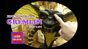 SCULPTING Life-Size GREMLIN Step-By-Step Milliput Tutorial - Part 6 - with Leon Hills - LEON CREATOR