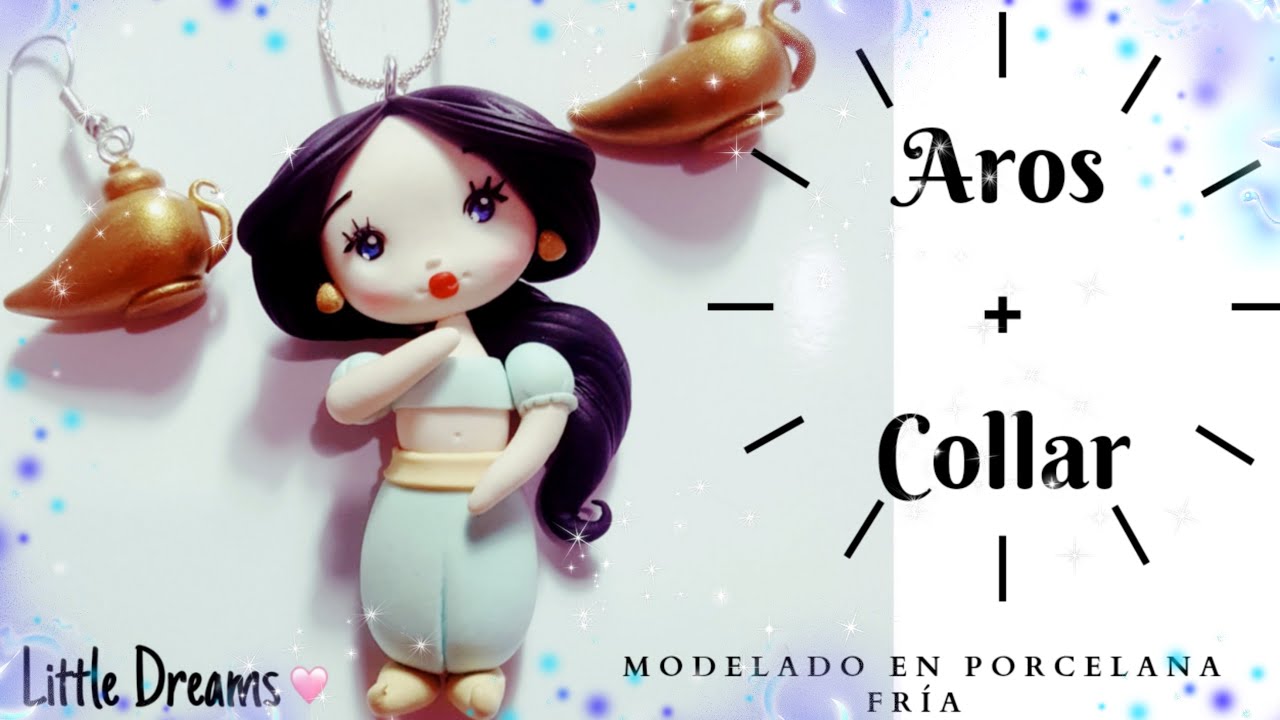 😍AROS de PORCELANA FRIA y COLLAR 😍// LITTLE DREAMS ❤