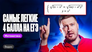 Решаем ПАРАМЕТР за 15 минут! ЛЕГКИЕ 4 балла по профильной математике на ЕГЭ 2024 | Эрик Легион