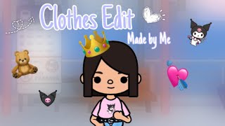 Clothes Edit Made By Me💘, Toca World