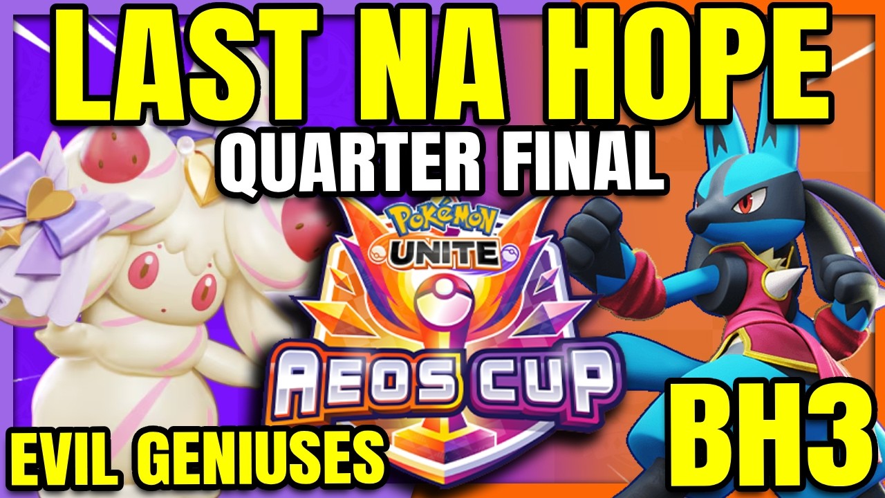 FOR NA Evil Geniuses vs BH3 - Aeos Cup EUIC | Pokemon Unite