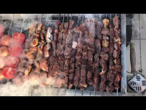 مشاوي على الفحم