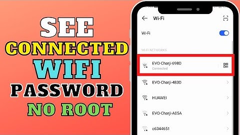 How to check connected wifi password in 2023 No root? Without installing any application