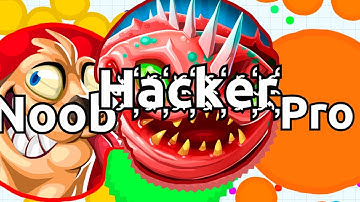 NOOB vs PRO vs HACKER in Agar.io