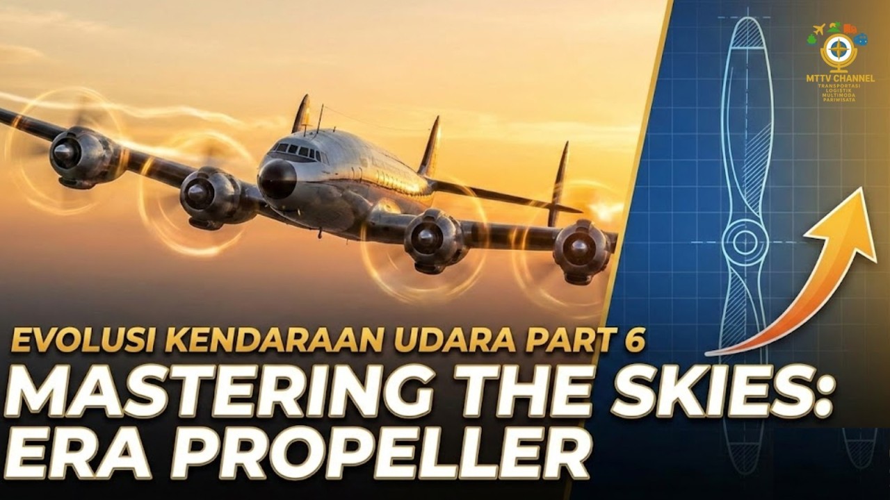 EV II Evolusi Kendaraan Udara Part 6   Mastering the Skies   The Golden Age of Propellers
