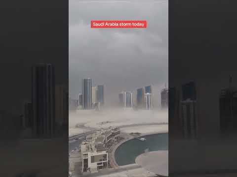 Saudi Arabia Storm Today #storm #saudiarabia