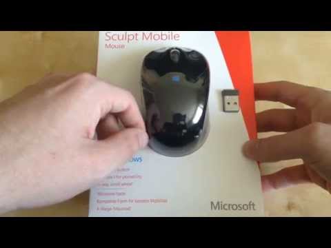 Unboxing Microsoft Sculpt Mobile Mouse (UK) Plus Test