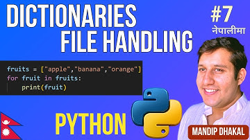 Master Python Dictionaries & File Handling | Add, Edit, Remove, Read, Write Files in Python