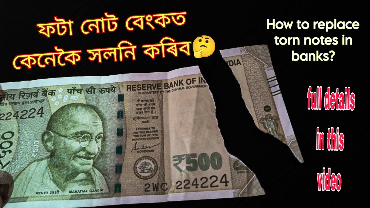 "Bank Will Replace Your Torn Note If You Do THIS! 💵"