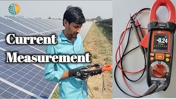 How to Check DC String Amps in Solar Power Plant || DC Current Measurement