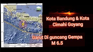 Goncangan Sangat Terasa Di Bandung & Cimahi | Gempa M 6.5 Guncang Kabupaten Garut Malam Ini