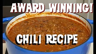 Award Winning Chili Recipe