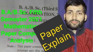 B.A/B.SC. FIFTH SEMESTER EXAMINATION 2021 MATHEMATICS PAPER SECOND COMPLEX ANALYSIS ALL UNIVERSITY