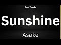 Asake - Sunshine (Audio)