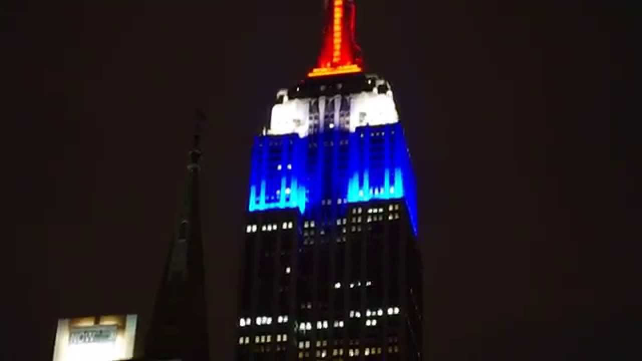 Empire State Building Bleu Blanc Rouge Empire State Building Bleu Blanc Rouge