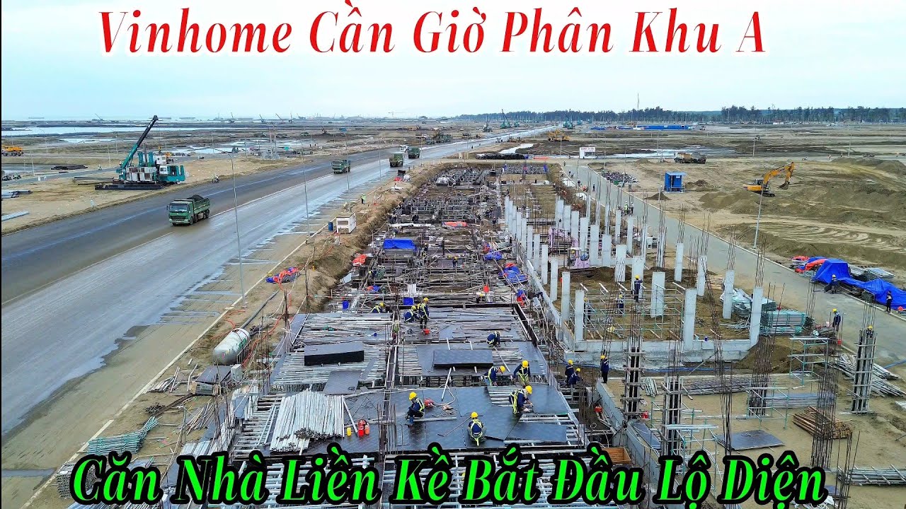 Vinhome Cần Giờ Phân Khu A | Bắt Đầu Lộ Diện Hàng Loạt Căn Nhà Liền Kề Quá Nhanh Quá Thần Tốc 