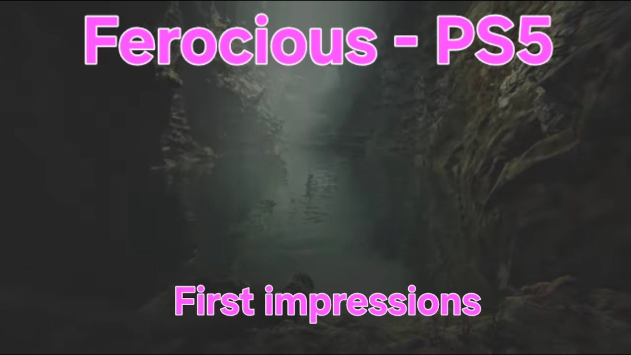 Ferocious ● PS5 ● New Dinosaur Survival Game ● First 27 minutes ●