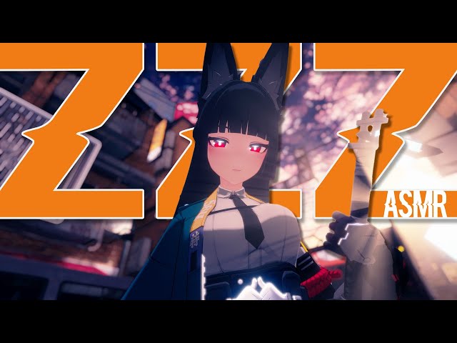 VR ASMR | Deep nuzzles with Miyabi foxgirl samurai [Positive Affirmation] [Tracing] [Nuzzles]
