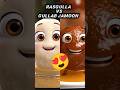 RASGULLA VS GULAB JAMOON😍famous sweets 😋 #ai #shorts #foryou