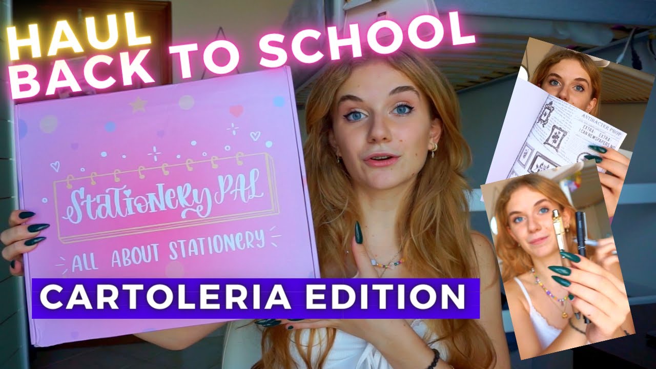 HAUL BACK TO SCHOOL! Cartoleria Edition!!! STATIONERYPAL📕🖊🎨