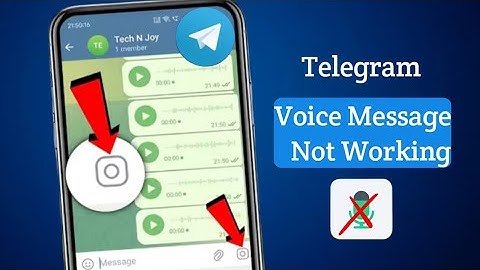 How To Enable Voice Message In Telegram | Telegram Voice Message Not Working