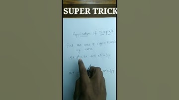 super shortcut for Application of Integration | trick for nda/iit jee/air force | math tricks point