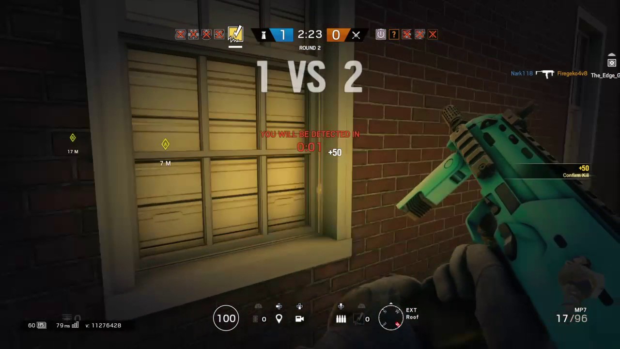 Tom Clancy's Rainbow Six® Siege - Bandit defense Ace 1 vs 5 - YouTube