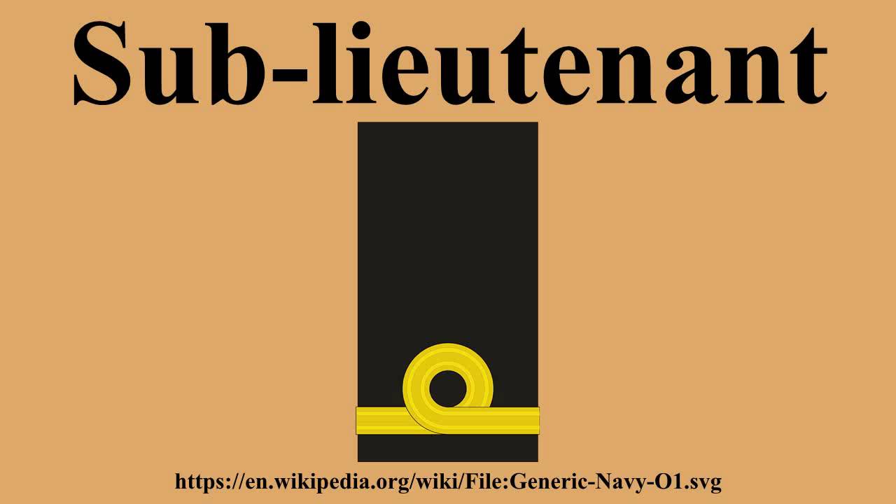 Sub-lieutenant