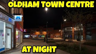 Oldham Town Centre Night Walk testing the DJI pocket 3 in the dark