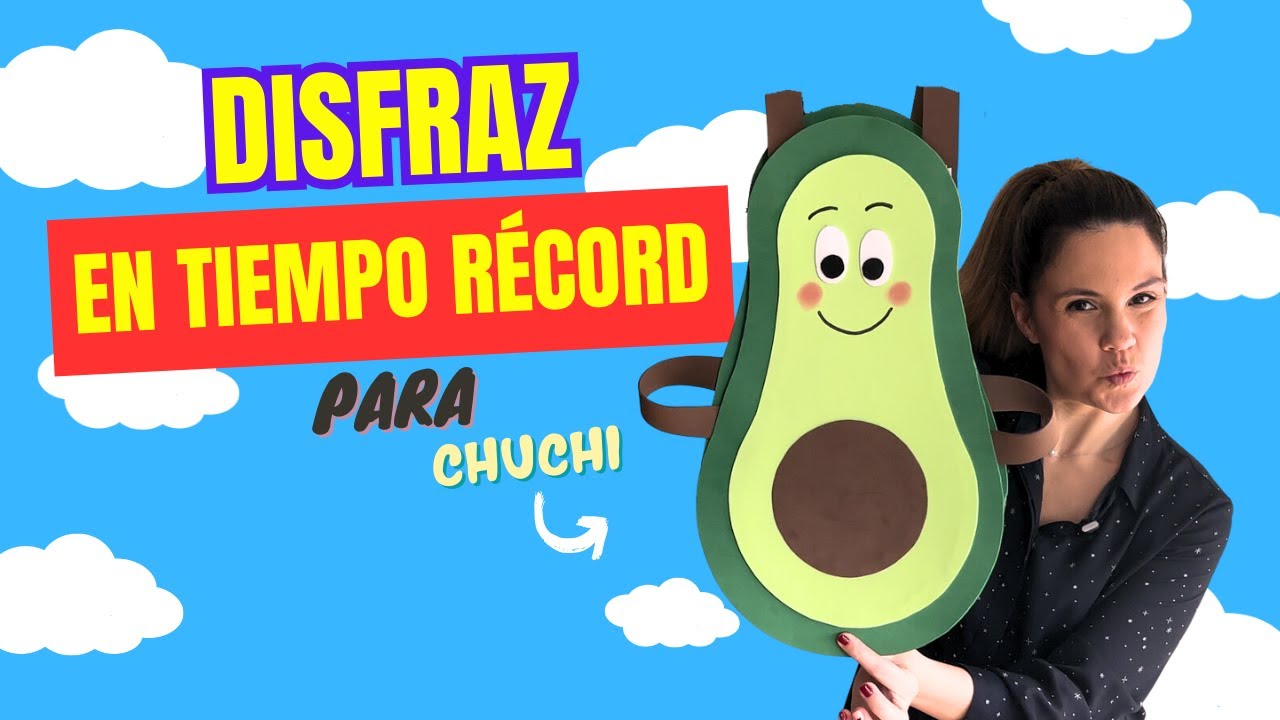 Disfraz de aguacate en menos de dos horas 🥑😱
