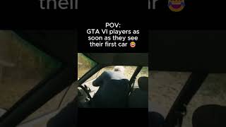 Every GTA player on Day 1... 😂What's the first thing you're doing in GTA VI? 👀#GTA6 #Gaming  #games