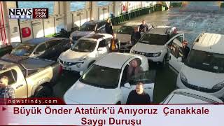Büyük Önder Atatürkü Anıyoruz Çanakkale Saygı Duruşu