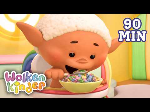 Baby-Frühstück mit Bobo 🥣🍰 | Wolkenkinder Gute-Nacht-Geschichten für Babys & Kleinkinder
