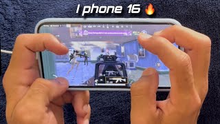 IPHONE 16. HANDCAM IN 2026 🔥/Smooth+Extreme BGMI Gaming Test😍/ NEW IOS 26.3 Livik Gameplay!