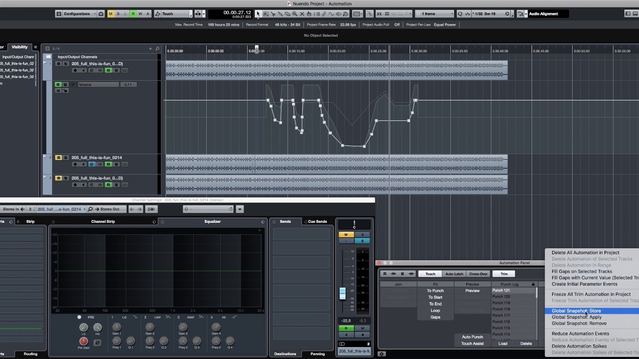 Cubase & Nuendo Automaion Panel Tutorial - YouTube