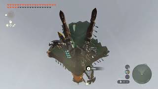 Paracopter launch from hyrule to height limit in TOTK