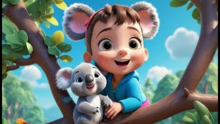 Kiki Koala Climbs A Tree Fun Climbing Song For Kids Energetic Toddler Rhyme With Cute Koala