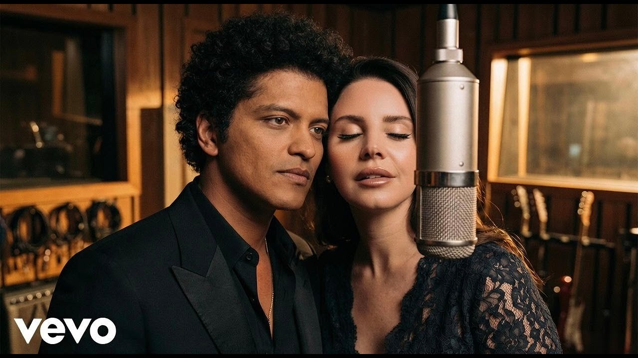 Bruno Mars & Lana Del Rey – Electric Hearts | Heartfelt Pop/R&B Lyric Video