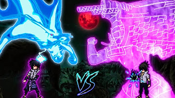 Sasuke FMS VS Sasuke Indra V2 in Jump Force Mugen 😱
