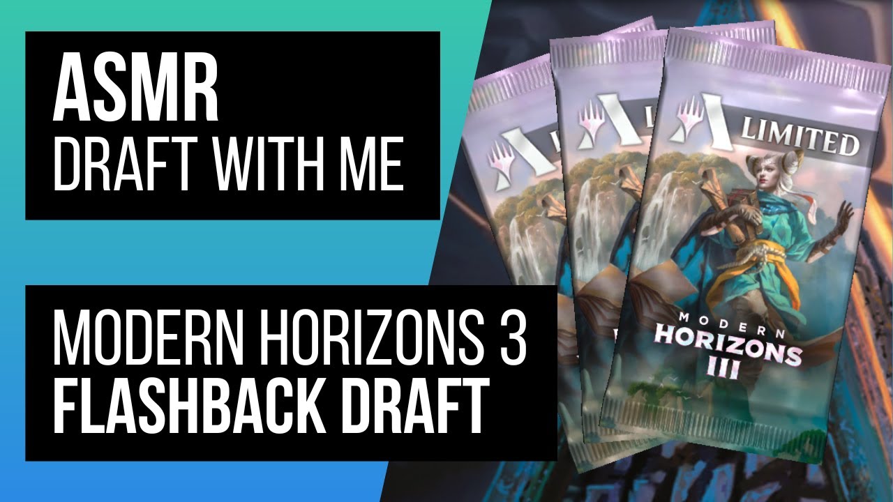 ASMR Magic the Gathering | Modern Horizons 3 | Полный драфт на MTG Arena