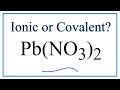 Ionic Compounds and Nitrate Ions