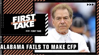 Stephen A. has his thoughts on Alabama missing the playoffs 👀 | First Take