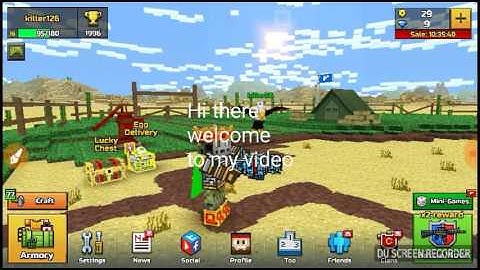 Glitch on pixel gun 3d block crash