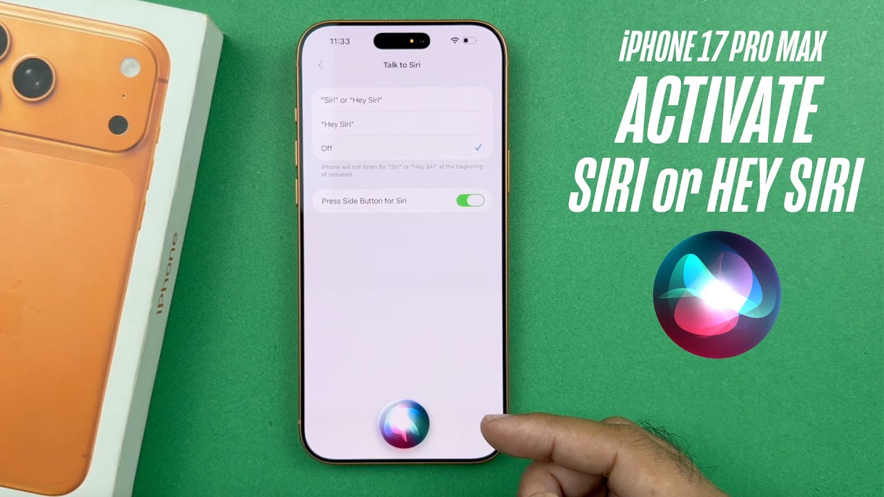 How to Activate Hey Siri on iPhone 17 Pro Max: Beginner’s Guide (2026)