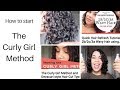 How to start The Curly Girl Method UK type 2b/2c/3a hair