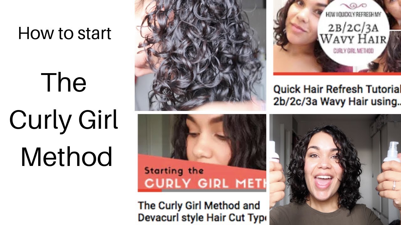 How To Start The Curly Girl Method Uk Type 2b2c3a Hair Youtube 