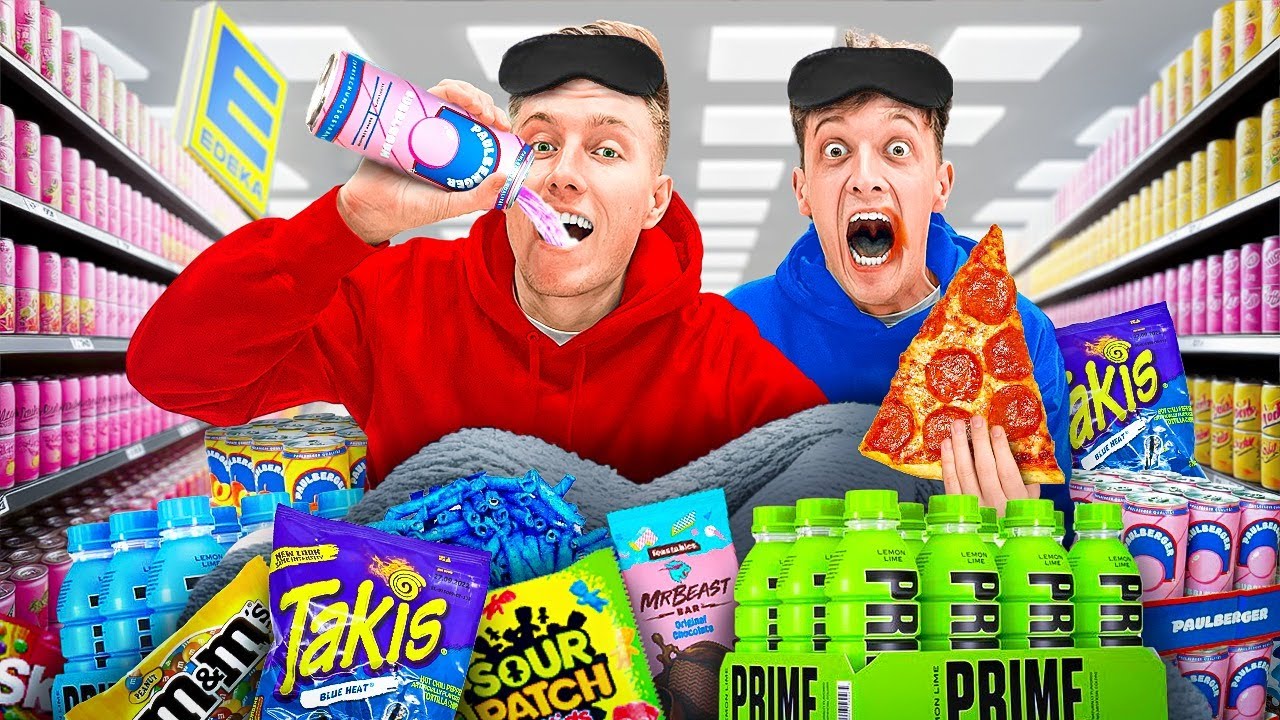 1 NACHT EINGESPERRT im EDEKA! 😱 (Polizei kommt..)