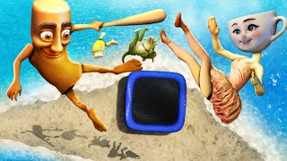 GTA 5 Ballerina Cappuccina and Tralalero Tralala Band Most Crazy Trampoline Jumps and Ragdolls