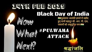 Rip Pulwama Atteck Black Day Of India 14 Feb 2019 Whats Next?