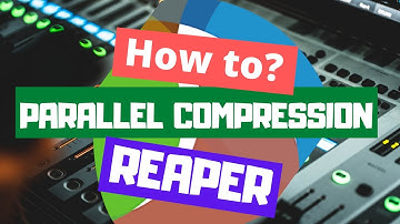 LIVE MIXING SESSION |How to set up / apply parallel compression to drums | REAPER DAW